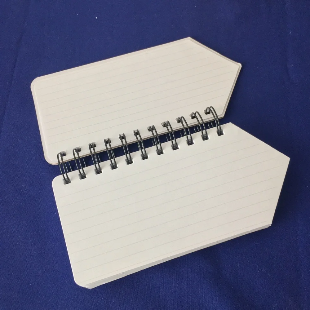 Novelty Spiral Glitter Pencil Notepad